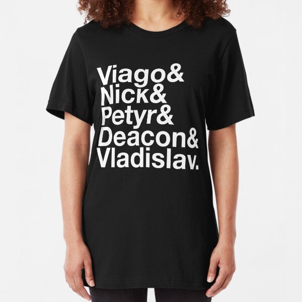 What We Do in the Shadows (White) Slim Fit T-Shirt