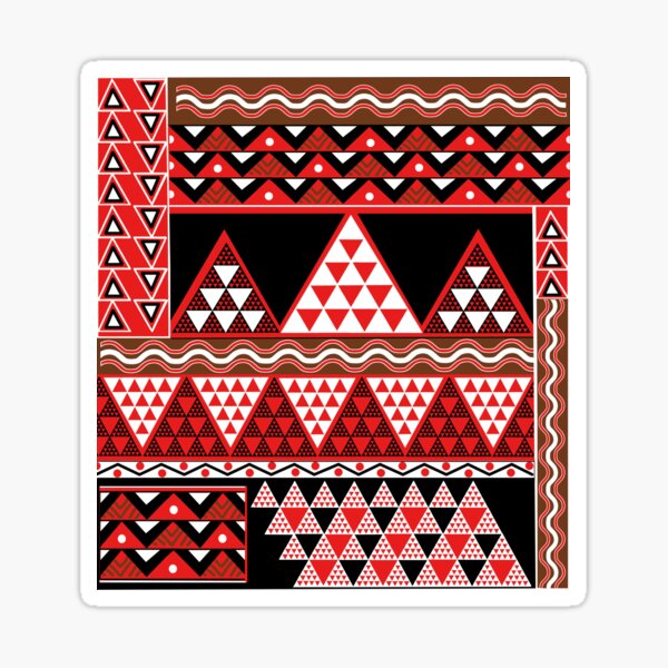 Mauna Kea Triangles Sticker
