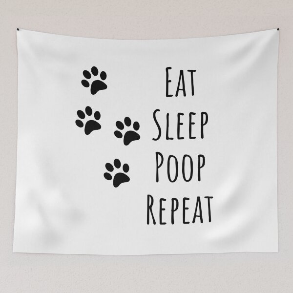 Item preview, eat sleep poop repeat | dog lover gift | dog T-shirt and more designed and sold by DeltaWhiskey-.