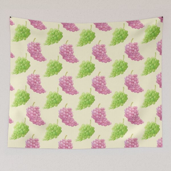 Item preview, Green & Red Grapes Pattern Remix designed and sold by aurin.