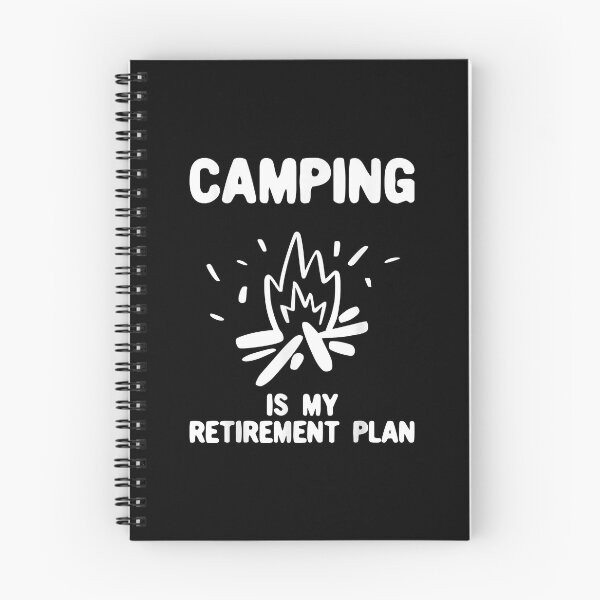 Item preview, Camping is my retirement plan - Camping gift designed and sold by begin-again.