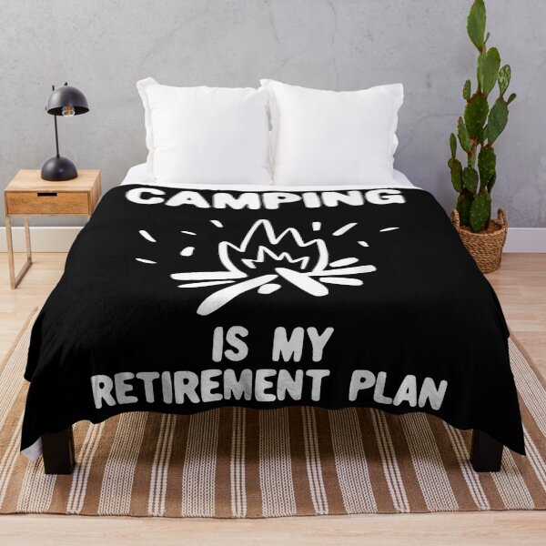 Item preview, Camping is my retirement plan - Camping gift designed and sold by begin-again.