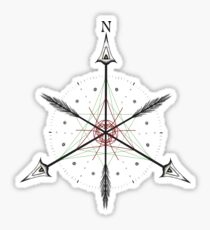 Compass Sticker