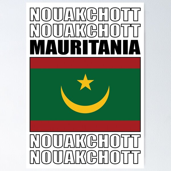 Item preview, Flag of Mauritania designed and sold by KewaleeTee.