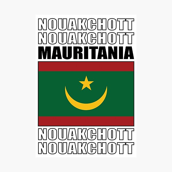 Item preview, Flag of Mauritania designed and sold by KewaleeTee.
