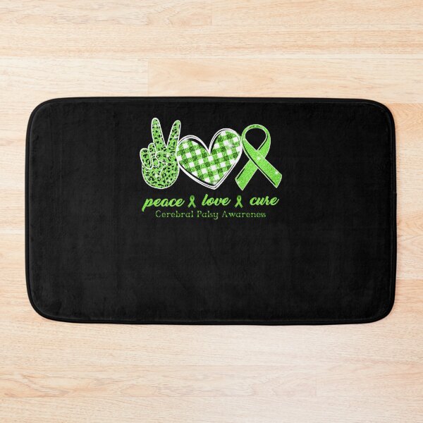 Item preview, Peace-love-cure-Cerebral Palsy Awareness designed and sold by Dietererger.