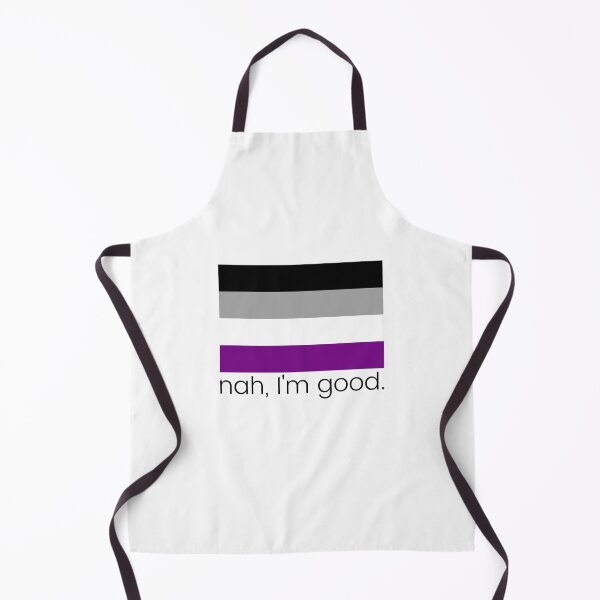 Item preview, Nah, Im Good. Asexual Pride designed and sold by Subtle Pride Shop.
