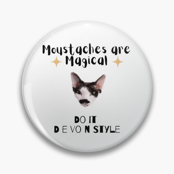 Item preview, Moustaches are Magical Do It Devon Style designed and sold by chrismatt.