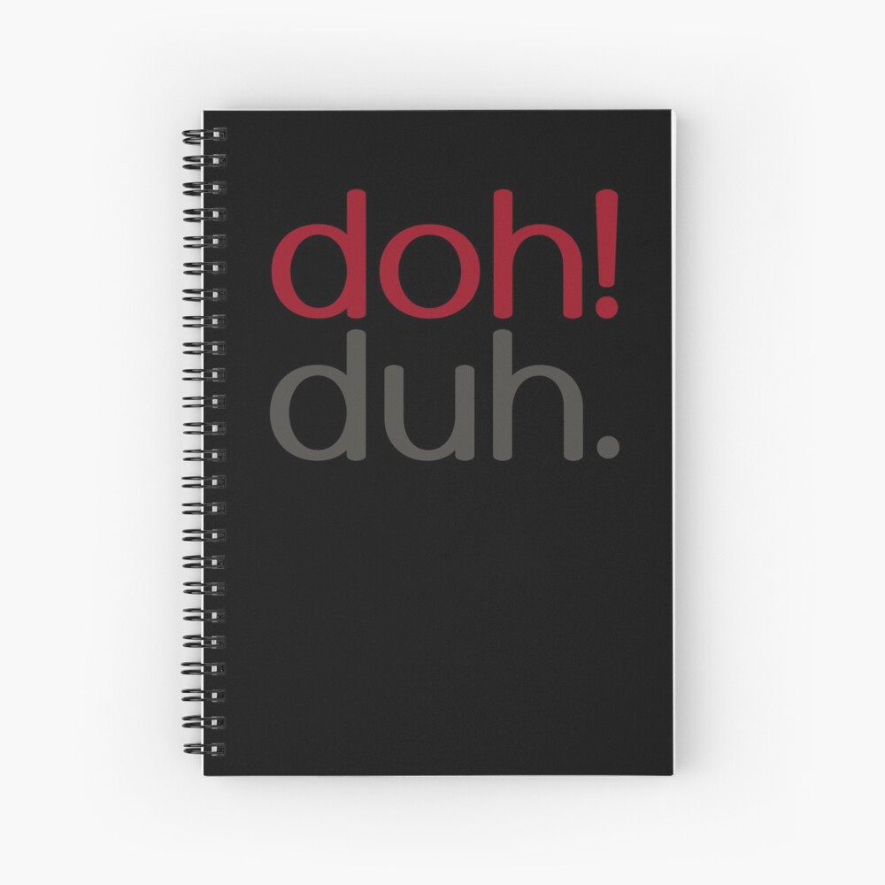 Item preview, Spiral Notebook designed and sold by dohduh.