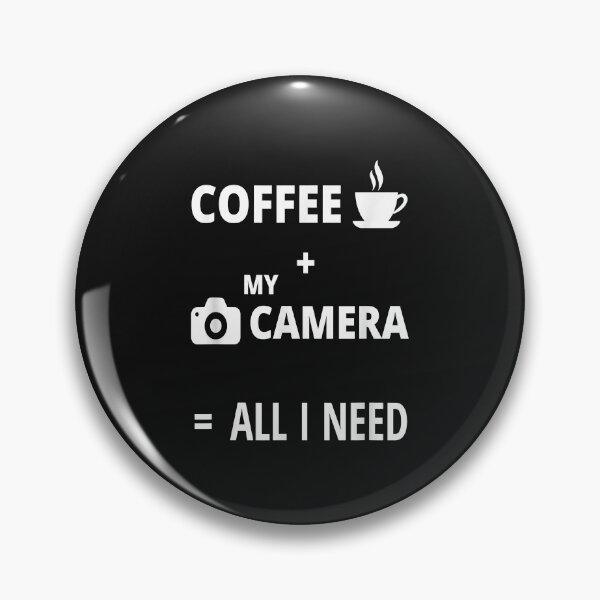 Item preview, All I Need Is Coffee And My Camera Photography Funny designed and sold by begin-again.