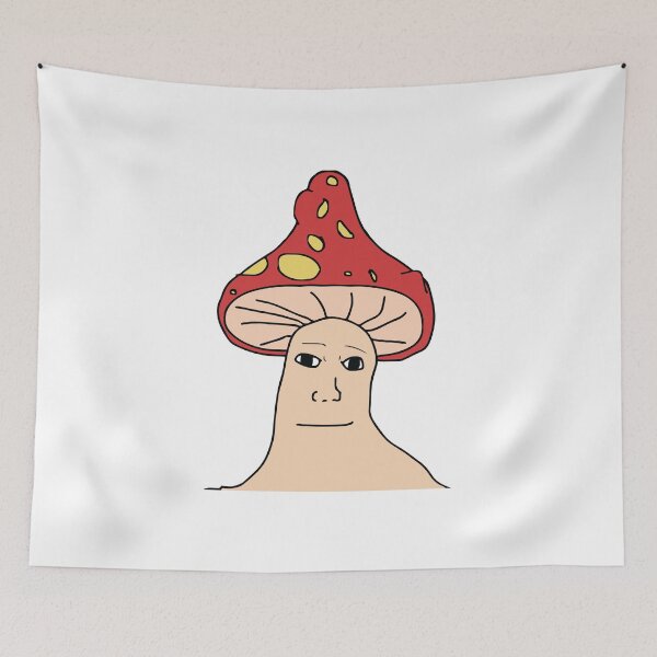 Item preview, Colored Shroomjak Mushroom Meme designed and sold by Rzera-.