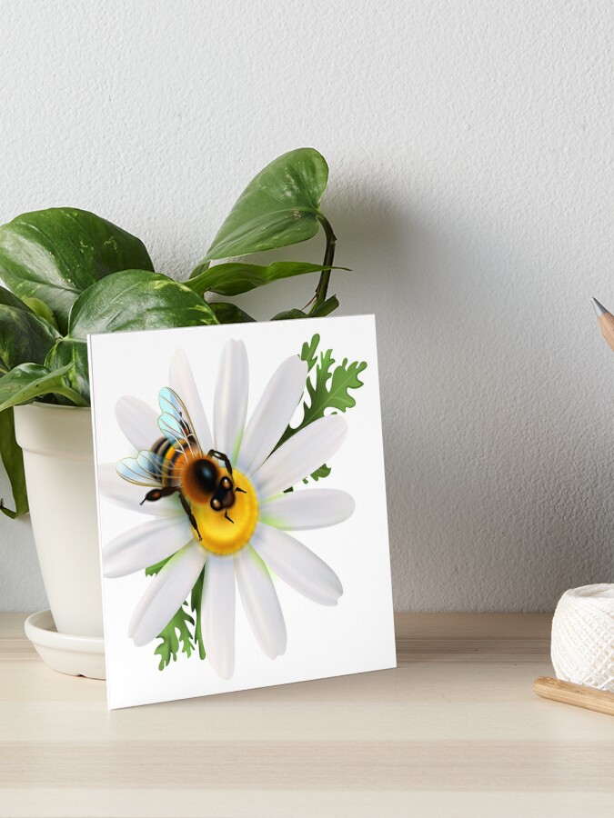 Cute Honey Heart And Bee In Watercolor  Poster for Sale by Oirabot