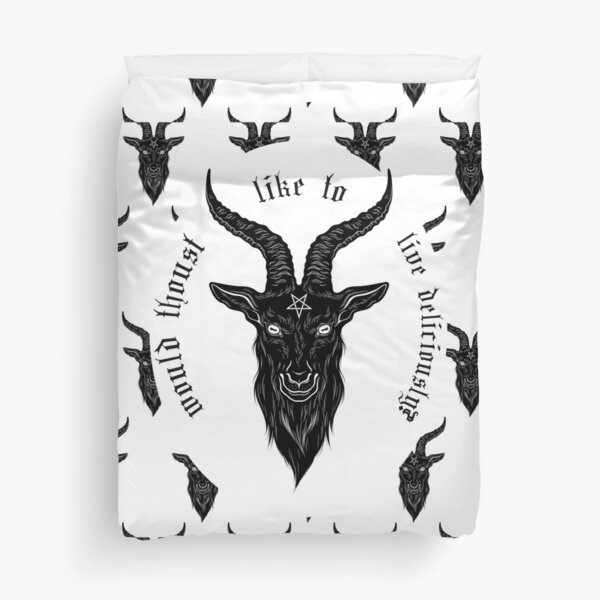 Would Thoust Like to Live Deliciously? Duvet Cover