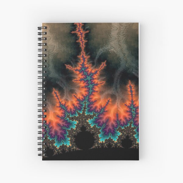 World On Fire Spiral Notebook