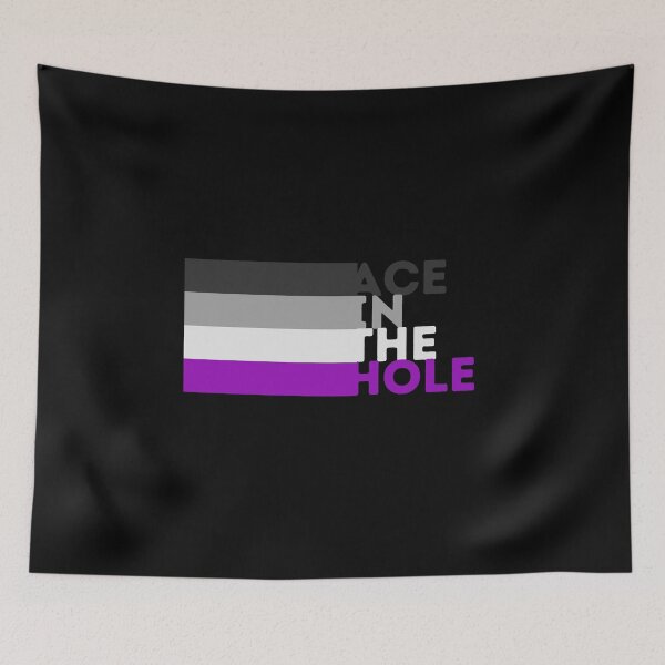 Item preview, Ace In The Hole. Asexual Pride designed and sold by Subtle Pride Shop.