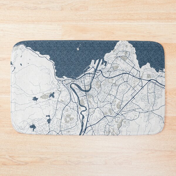 Item preview, Trondheim City Map of Norway - Coastal designed and sold by deMAP.