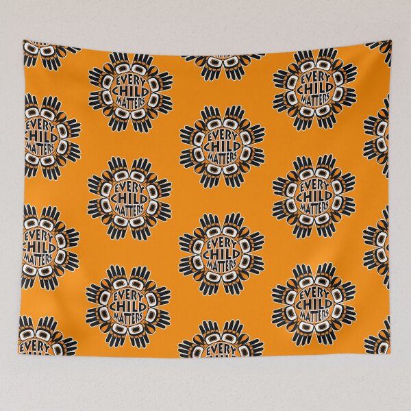 Item preview, Every Child Matters Indigenous Education Orange Shirt Day designed and sold by lydiamoranart.