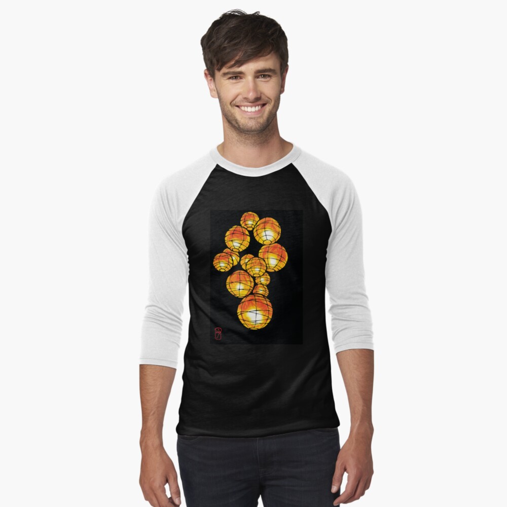 Item preview, Baseball ¾ Sleeve T-Shirt designed and sold by SajuArtZen.