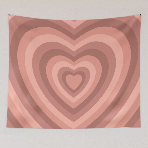 Item preview, Aesthetic pink rainbow hearts designed and sold by Pastel-PaletteD.
