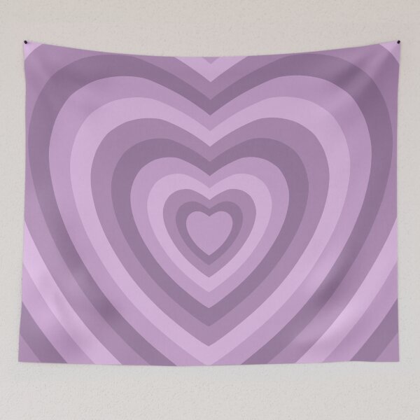 Item preview, Aesthetic purple rainbow hearts designed and sold by Pastel-PaletteD.