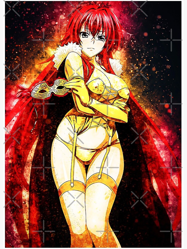 Rossweisse High School DxD Anime Girl Gift Art Board Print for Sale by  Spacefoxart