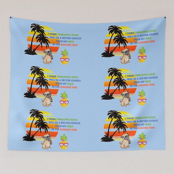 Item preview, Pineapple Art, Dog Art, Colorful Art designed and sold by wildlittlefan.