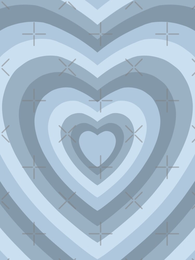 Thumbnail 4 of 4, iPhone Case, Aesthetic blue rainbow hearts designed and sold by Pastel-PaletteD.