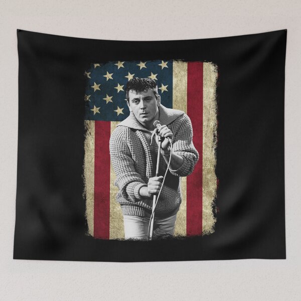 Item preview, Vintage American Flag Gene Vincen Legend designed and sold by RudolfBodnar.