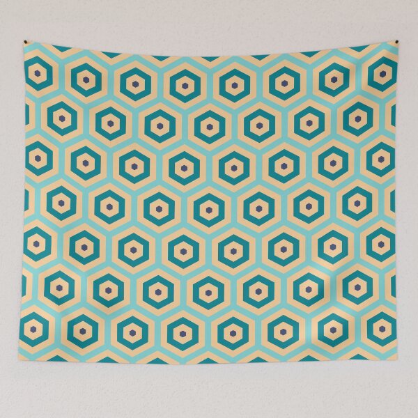 Aperçu de l'œuvre Motif géométrique : Hexagon Hive : Dream créée et vendue par Red Wolf.