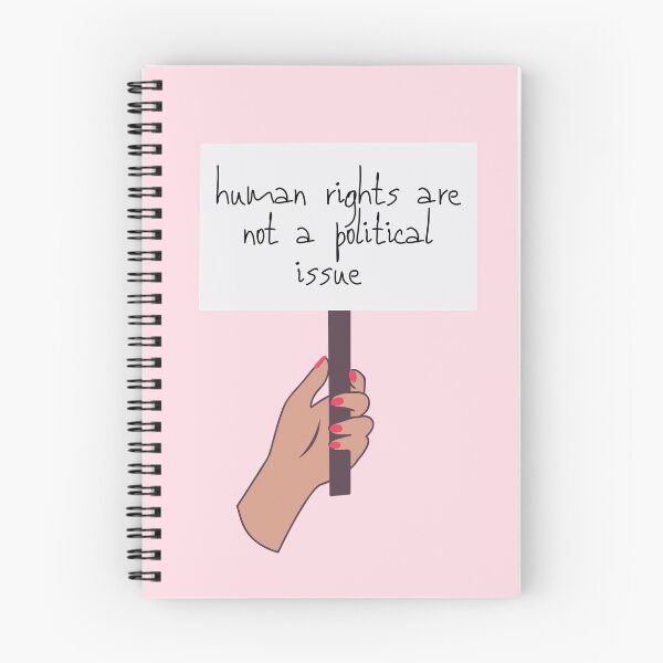Item preview, Human rights are not a political issue - quote about equality and feminism  designed and sold by KIKAIA  The Label.