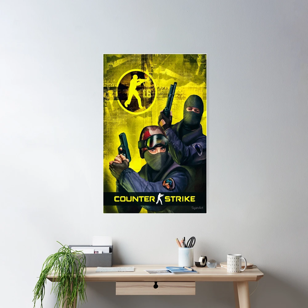 Counter-Strike 2 Poster Set 2er - 30x45cm Leinwand Druck Wanddekoration