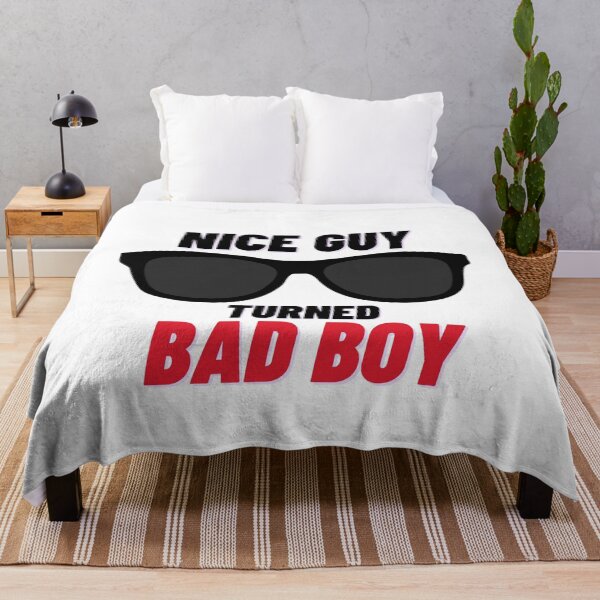 Item preview, Nice Guy Turned Bad Boy Funny Saying designed and sold by Amovar.