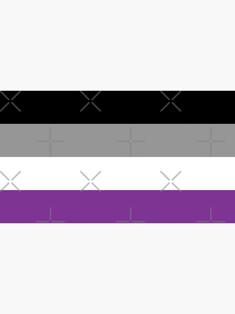 Asexual Pride Flag Sticker For Sale By Asexuality Redbubble 