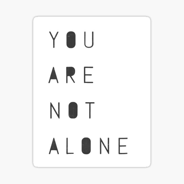 MICHAEL JACKSON - Vinyl Sticker - You Are Not Alone Lyrics Quote Face Image  Love