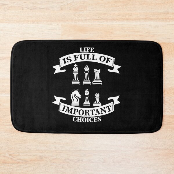 Item preview, Life Is Full Of Important Choices Funny Chess Lover Art designed and sold by RJ-Art.
