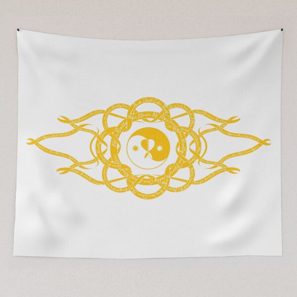 Item preview, Katy Perry Never Really Over Gold Symbol With Lyrics White Background designed and sold by cryaboutitnow.
