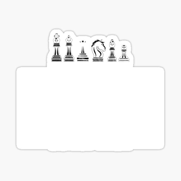 Lucky Chess Funny Chess Lover Quote Sticker
