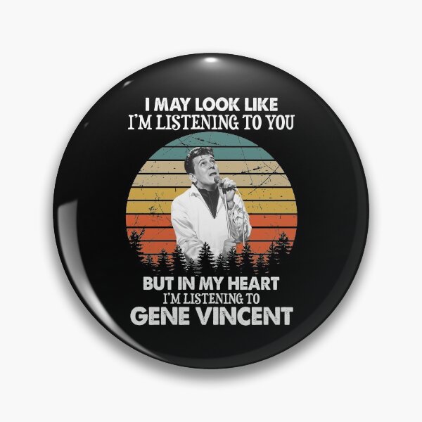 Item preview, I May Look Like I'm Listening To You Gene Vincents Vintage designed and sold by RudolfBodnar.