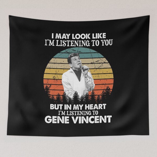 Item preview, I May Look Like I'm Listening To You Gene Vincents Vintage designed and sold by RudolfBodnar.