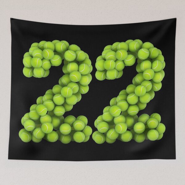 Item preview, Tennis Player Number 22 - Tennis Sports twenty-two Game Set Match designed and sold by elhefe.
