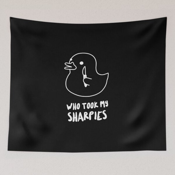 Item preview, Media planning & marketing - WHO TOOK MY SHARPIES designed and sold by Geeqco.