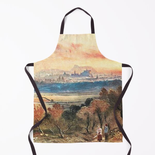 Item preview, Vintage Illustration of Edinburgh from Corstorphine Hill designed and sold by yourscotland.