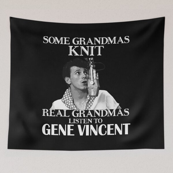 Item preview, Some Grandmas Knit Real Grandmas Listen to Gene Vincents designed and sold by RudolfBodnar.