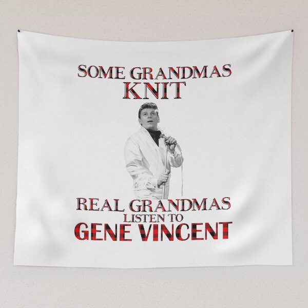 Item preview, Some Grandmas Knit Real Grandmas Listen to Gene Vincents designed and sold by RudolfBodnar.