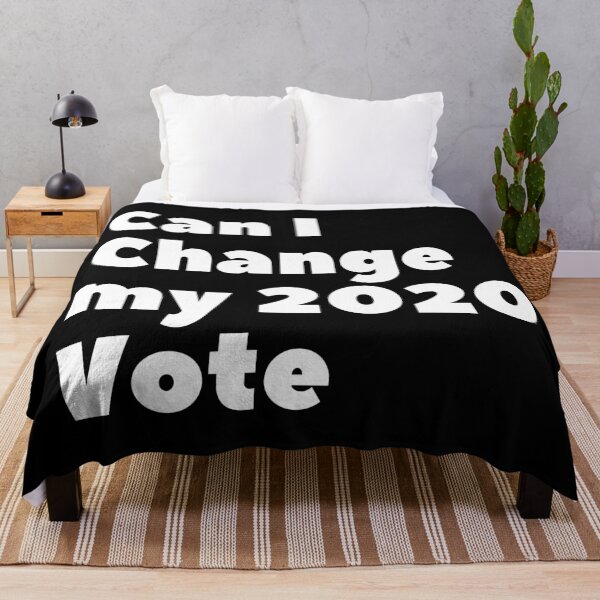 Item preview, Can I Change my 2020 Vote (White Text) - Elections designed and sold by CaitU.
