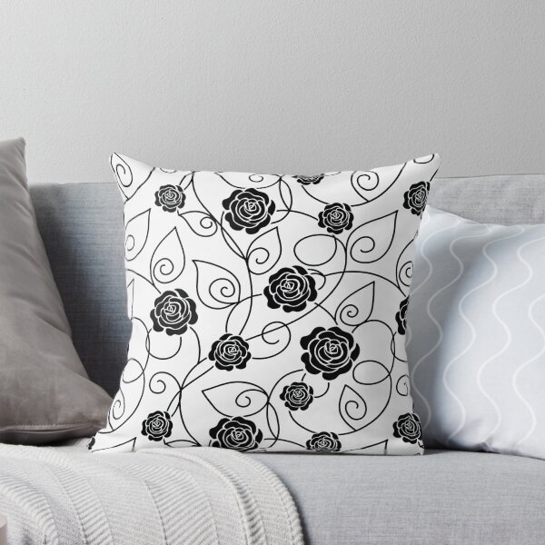 Item preview, Floral Black Rose Pattern, Black Rose Seamless Pattern, Black Rose Pattern Design   designed and sold by graphic-genie.