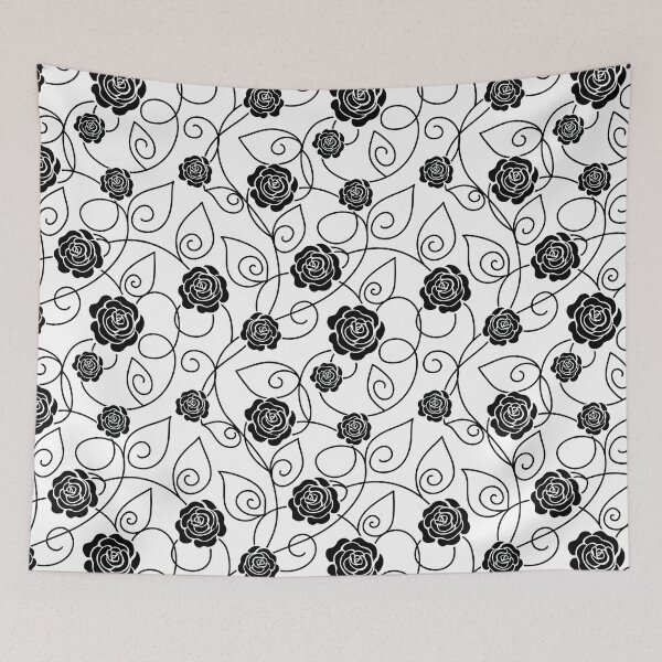 Item preview, Floral Black Rose Pattern, Black Rose Seamless Pattern, Black Rose Pattern Design   designed and sold by graphic-genie.
