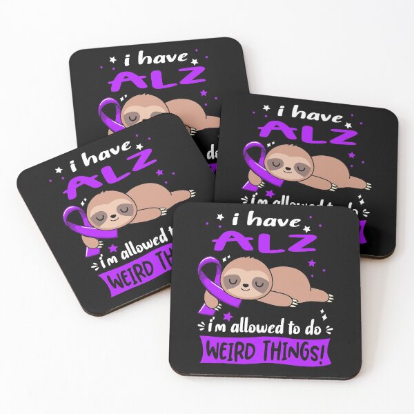 Item preview, ALZ Awareness Funny I have ALZ i'm allowed to do Weird Things! designed and sold by JanetShop809.