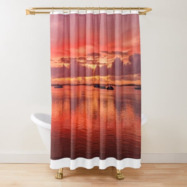 MAGIC SUNRISE Shower Curtain