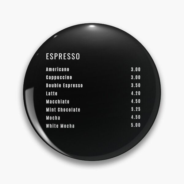Item preview, Coffee shop menu designed and sold by 1billion.